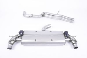 Milltek Sport  Cat Back Non Resonated (Louder) with Polished Oval Trims Audi  TT Mk3  TTRS 2.5TFSI Quattro (Non-OPF/GPF Models)