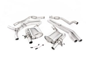 Milltek Sport Cat Back Non-Resonated Race (Loudest) - with Polished Oval Trims Audi RS5 B9 2.9 V6 Turbo Coupe (OPF/GPF Models)