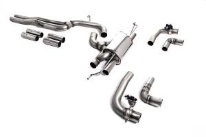 Milltek Sport 80mm OPF/GPF Back System - Race Non Resonated (Loudest) Audi RS3 Saloon/Sedan 400PS (8Y MQB EVO) - Non-OPF/GPF Models