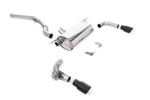 Milltek Sport  GPF Back - Non-Resonated Race with Cerakote Black GT-90 Trims (OE Requires Cutting) BMW  2 Series  M240i Coupe (F22 LCI‚ OPF Only & Non xDrive Models)