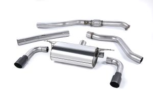 Milltek Sport  Cerakote Black Tips  - Resonated System BMW  2 Series  M235i Coupé (F22) (None xDrive)