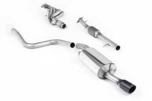 Milltek Sport  Non-resonated (louder). Requires a Stage 2 ECU remap Ford  Fiesta  Mk6 ST 150
