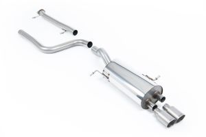 Milltek Sport  Non-resonated (louder) with Titanium Tips Ford  Fiesta  Mk7/Mk7.5 ST 1.6 litre EcoBoost 182PS & ST200