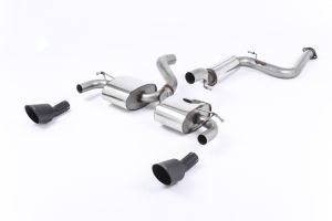 Milltek Sport  Resonated (quieter) with Cerakote Black Trims Ford  Focus  MK2 RS 2.5T 305PS
