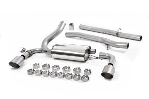 Milltek Sport  Non-Res with Titanium GT-115 Trims Ford  Focus  Mk3 RS 2.3-litre EcoBoost 4wd 5-Door Hatchback
