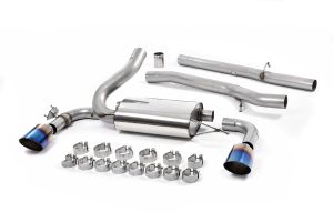 Milltek Sport  Non-Res with Burnt Titanium GT-115 Trims Ford  Focus  Mk3 RS 2.3-litre EcoBoost 4wd 5-Door Hatchback