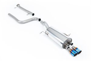 Milltek Sport  Non-resonated (louder) with Burnt Titanium Tips Ford  Fiesta  Mk7/Mk7.5 ST 1.6 litre EcoBoost 182PS & ST200