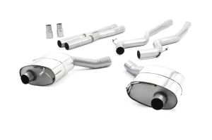 Milltek Sport  Dual Outlet Non Res (Louder) with Burnt Titanium GT-100 Tips Ford  Mustang  5.0 V8 GT (Fastback)