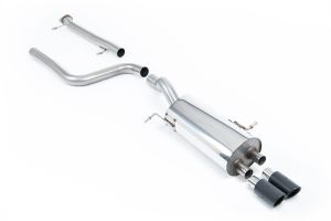 Milltek Sport  Non-resonated (louder) with Carbon Jet-80 Ford  Fiesta  Mk7/Mk7.5 ST 1.6 litre EcoBoost 182PS & ST200