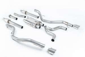 Milltek Sport  Cat Back with GT-115 Polished Trims Ford  F150  Raptor - 3.5 V6 EcoBoost Supercab