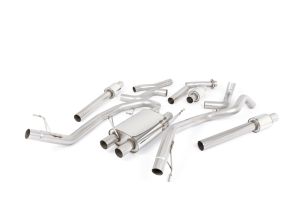 Milltek Sport  Cat Back with GT-115 Polished Trims Ford  F150  Raptor - 3.5 V6 EcoBoost Supercrew