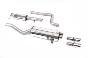 Milltek Sport  Resonated (quieter) with Polished Tips.  Ford  Fiesta  Mk7 ST 1.6 EcoBoost (5 Door North American Vehicles)
