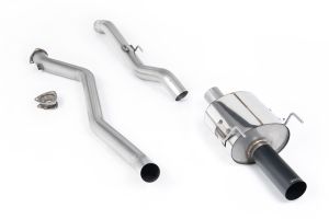 Milltek Sport  Non-Resonated Cat Back (Louder) with Single Wall 3.5' Cerakote Black Tip Honda / Acura  Integra  DC-5 Type-R