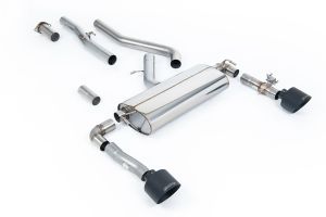 Milltek Sport  OPF/GPF Back (Valved) with GT-139 Cerakote Black Trims - ECE R59 Approved Hyundai / Kia  Kona  N 2.0L Turbo 280ps (OPF/GPF Models)