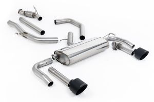 Milltek Sport  Non Resonated Valved Catback with GT-139 Cerakote Black Trims Hyundai / Kia  Elantra  N 2.0L Turbo 275hp (Non-OPF/GPF Models Only)