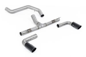 Milltek Sport  Non-Resonated System with Premium GT-90 Cerakote Black Tips (Hidden Clamp Tip) (OE Requires cutting) INEOS  Grenadier  B57 3.0 I6 Turbo Diesel 