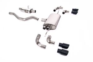 Milltek Sport  OPF/GPF Back System with GT-90 Cerakote Black Trims Land Rover / Range Rover  Defender  90 3.0 I6 P400 (OPF/GPF and Non-OPF/GPF Equipped Vehicle Compatible)