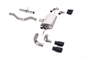 Milltek Sport  OPF/GPF Back System Non Resonated (Louder) with GT-90 Cerakote Black Trims Land Rover / Range Rover  Defender  90 3.0 I6 P400 (OPF/GPF and Non-OPF/GPF Equipped Vehicle Compatible)