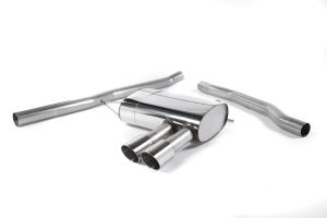 Milltek Sport  Non-resonated (louder). Polished Tips New Mini  Mk3  (F56) Mini Cooper S 2.0 Turbo (UK and European models & Pre-LCI Only)