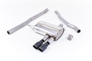 Milltek Sport  Non-resonated (louder). Cerakote Black Tips New Mini  Mk3  (F56) Mini Cooper S 2.0 Turbo (Rest of World)