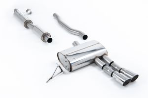 Milltek Sport  Resonated Polished Tips New Mini  Mk3  (F55) Mini Cooper S 2.0 Turbo - 5 Door Hatch (ROW/NA Models)