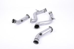 Milltek Sport  Replaces OE Primary and Secondary Cats‚ Requires Gearbox Removal for Fitting - Fits with OE Cat Back Mercedes  C-Class  C63 & C63 S (W205) Saloon 4.0 Bi-Turbo V8 (Non-GPF Equipped Models Only)