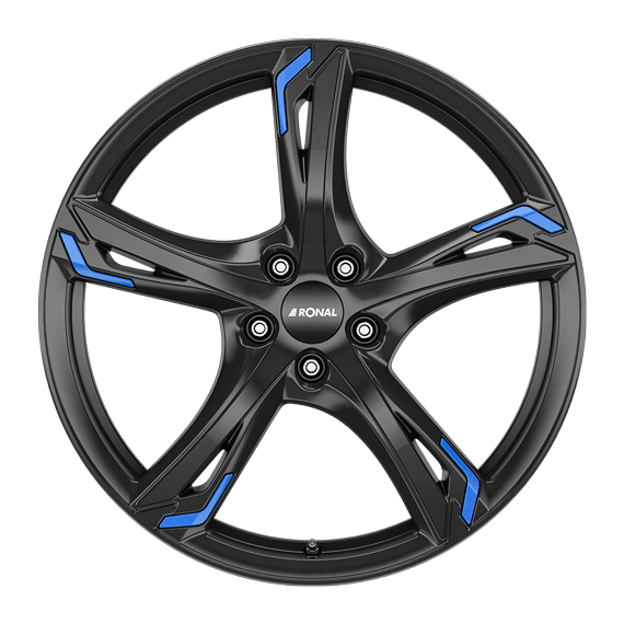 Ronal R62 Blue JET BLACK ET 50, 7.5 x 18, luknje 5 x 112